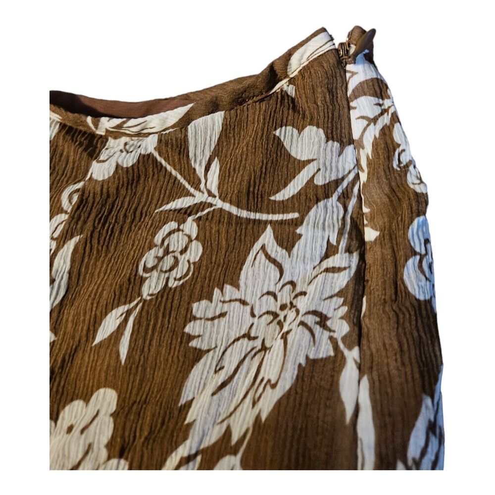 Nautica Size 4 Zip Closure Floral Maxi Skirt - Picture 4 of 7